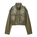 Arden Cropped Moto Jacket