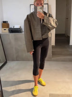 Sienna Croc-Embossed Jacket