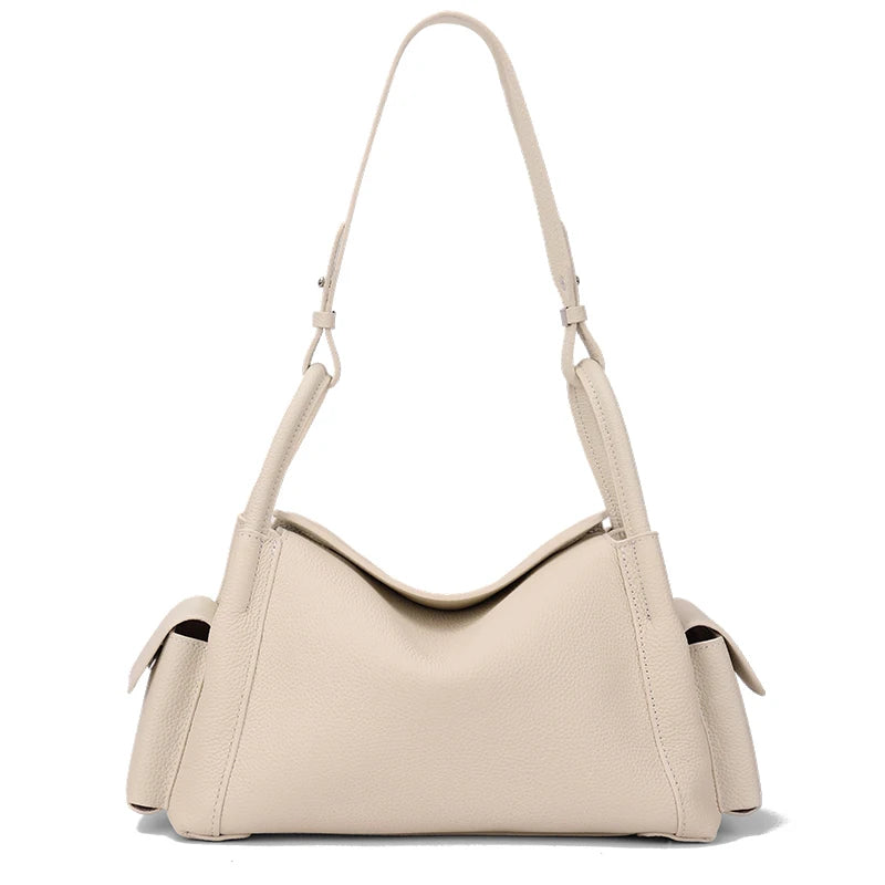 Aveline Leather Shoulder Bag