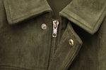 Romy Faux Suede Bomber Jacket
