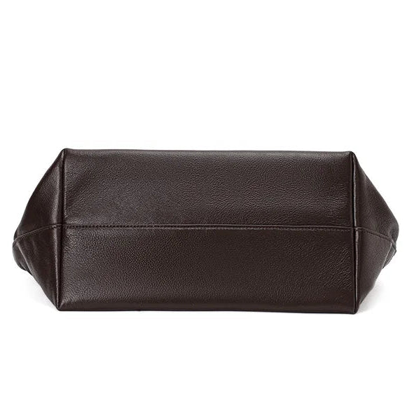 Virelle Leather Tote Bag