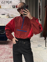 Colorblock Cropped Windbreaker