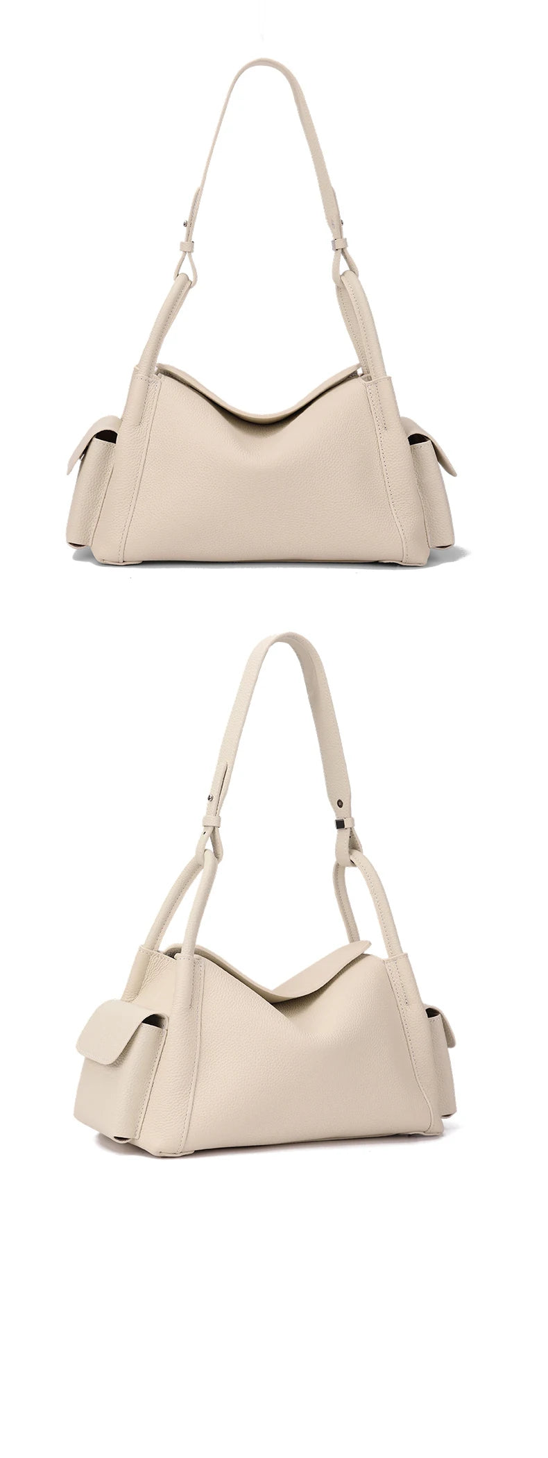 Aveline Leather Shoulder Bag