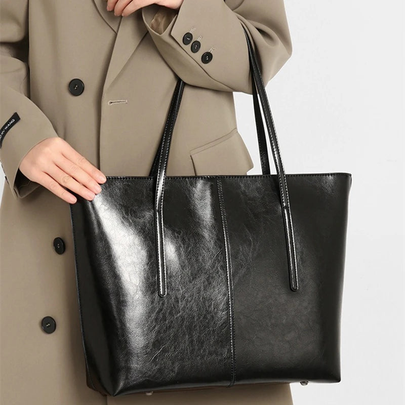 Sutton Leather Tote