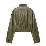 Arden Cropped Moto Jacket