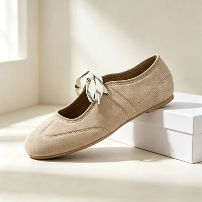 Lauren Lace-up Ballet Flats