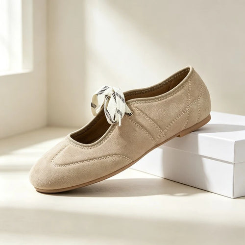 Lauren Lace-up Ballet Flats