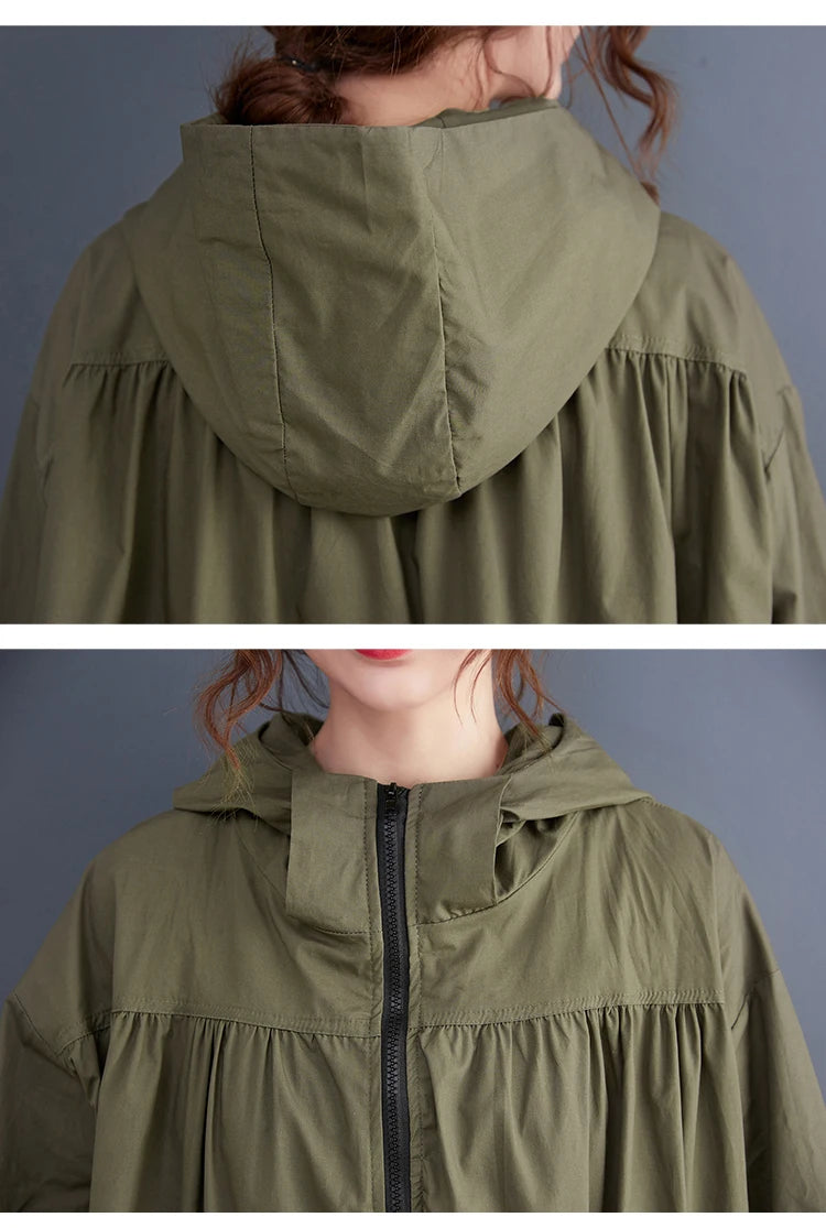 Maren Hooded Utility Coat