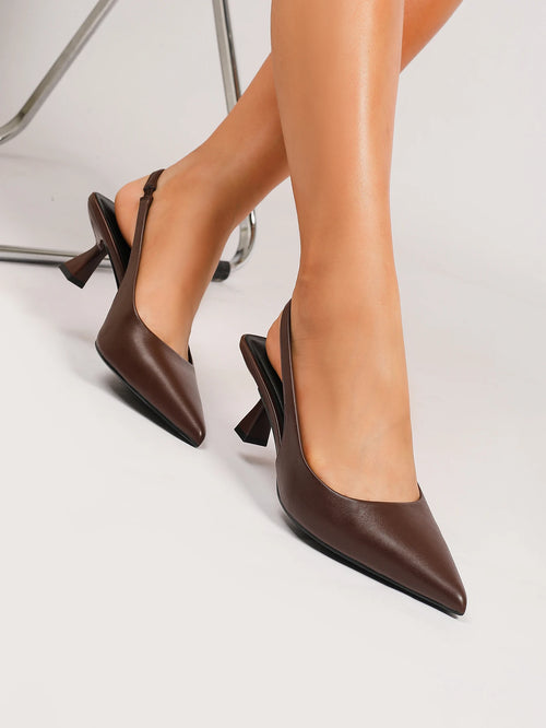 Camille Pointed Slingback Heels