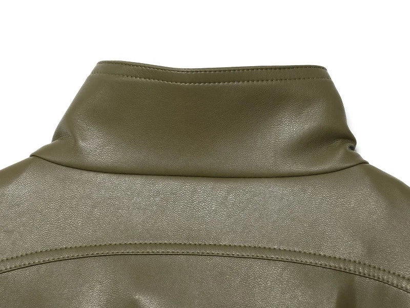 Arden Cropped Moto Jacket