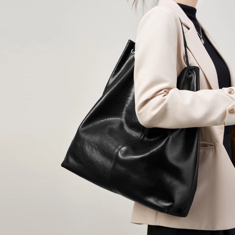 Noemi Leather Hobo Bag
