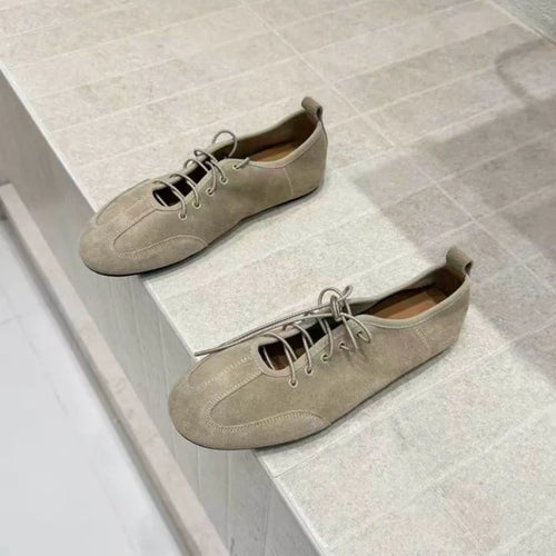 Solene Lace-Up Flats