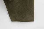 Romy Faux Suede Bomber Jacket