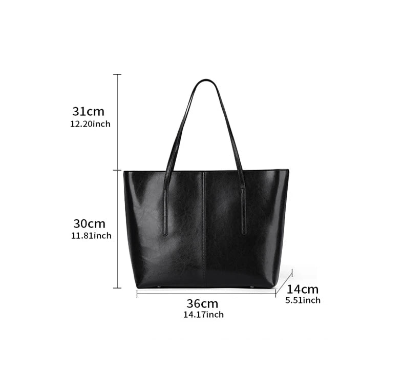 Sutton Leather Tote
