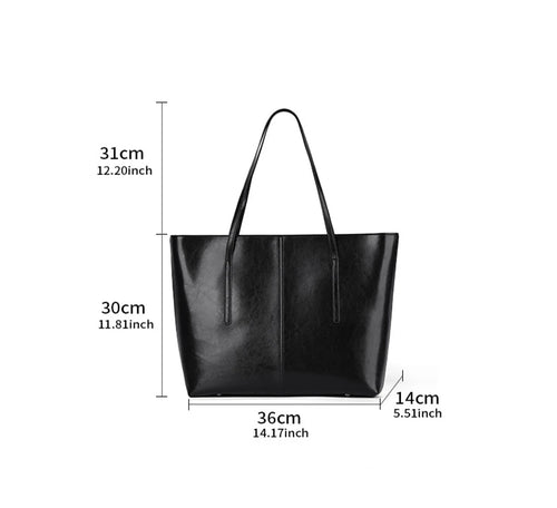 Sutton Leather Tote