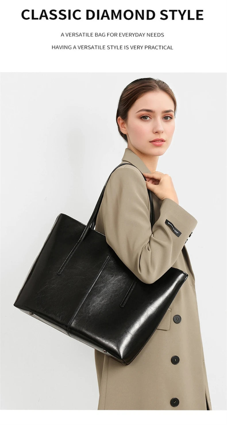 Sutton Leather Tote