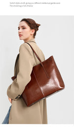 Sutton Leather Tote