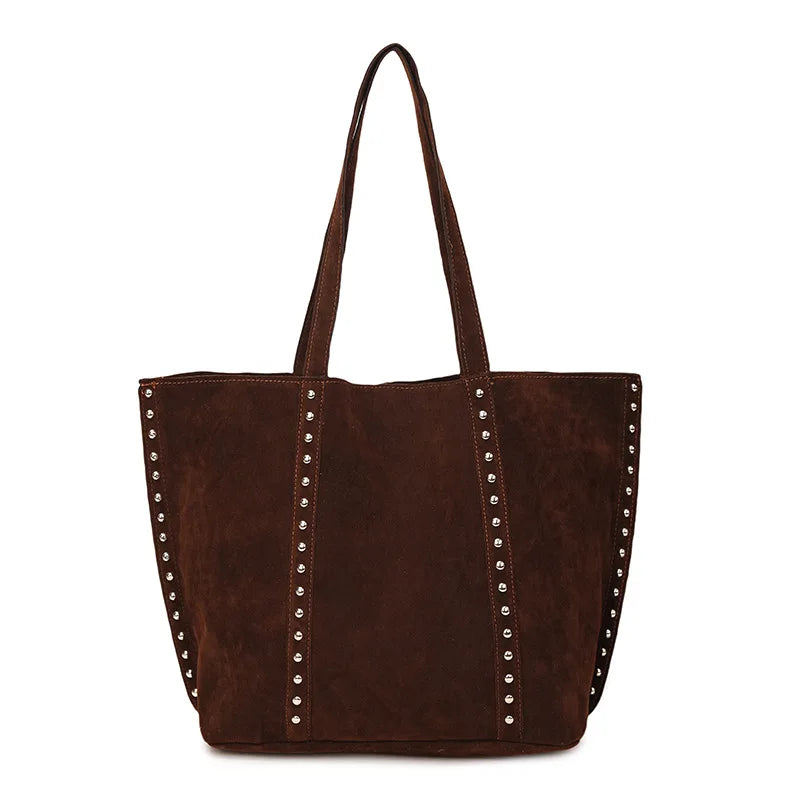 Amara Suede Shoulder Bag