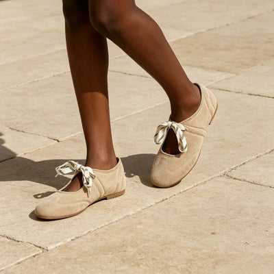 Lauren Lace-up Ballet Flats