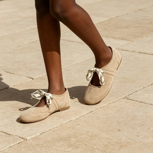 Lauren Lace-up Ballet Flats