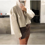 Sienna Croc-Embossed Jacket