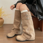 Elodie Buckle Moto Boots