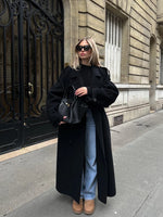 Evelyn Belted Long Coat