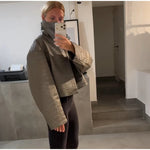 Sienna Croc-Embossed Jacket