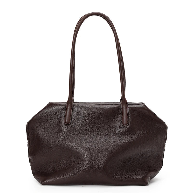Virelle Leather Tote Bag
