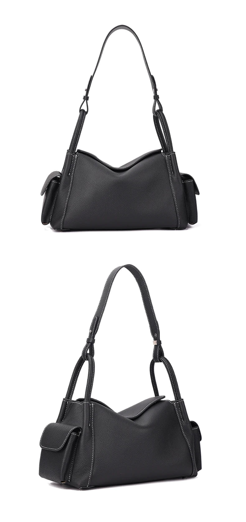 Aveline Leather Shoulder Bag