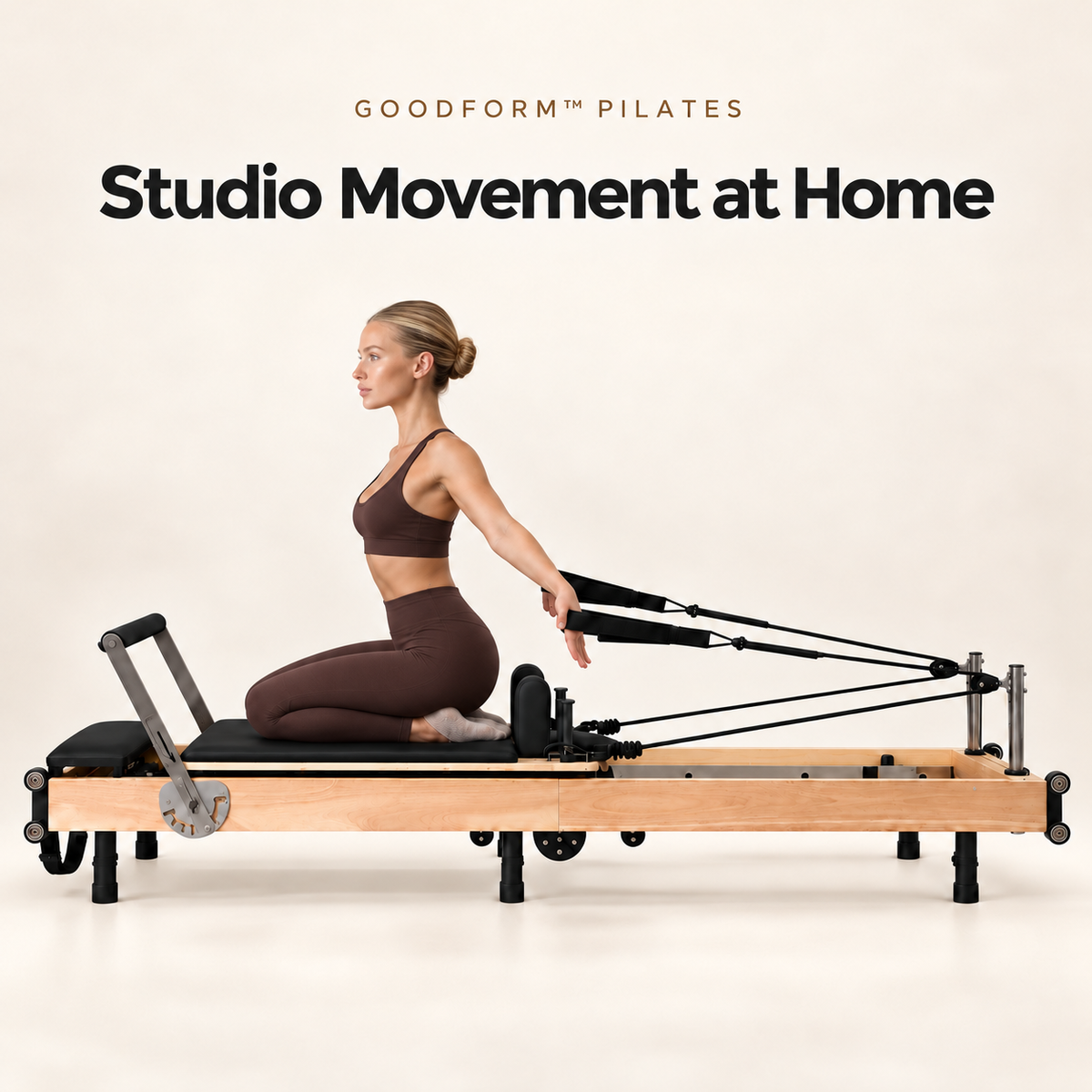 GoodForm™ Wooden Studio Pilates Reformer