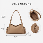 Aveline Leather Shoulder Bag