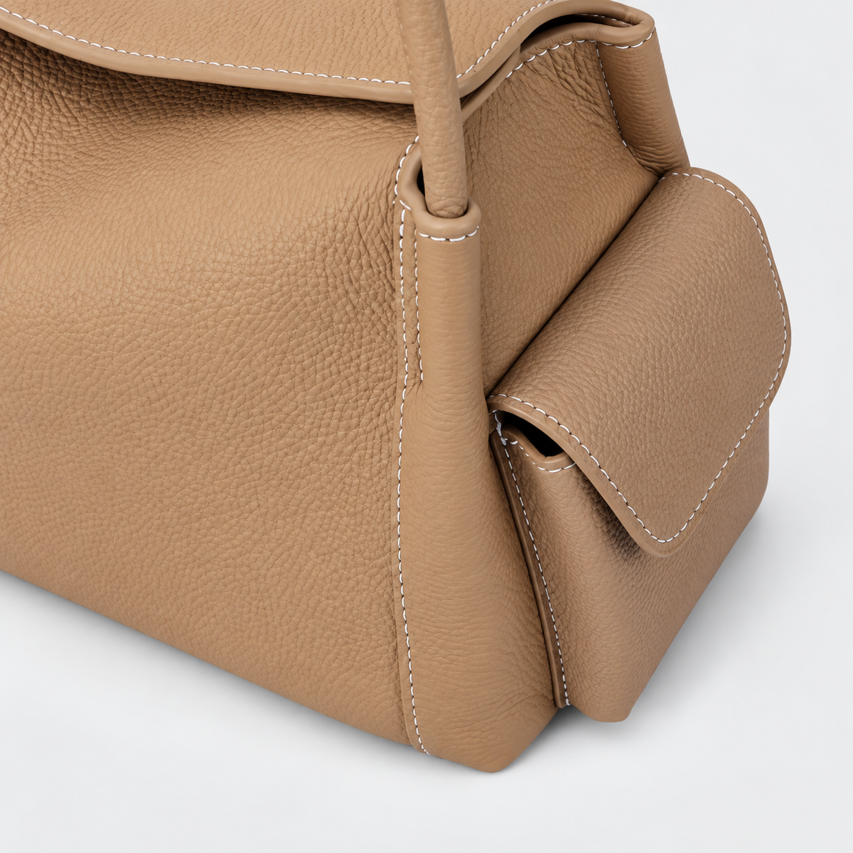 Aveline Leather Shoulder Bag