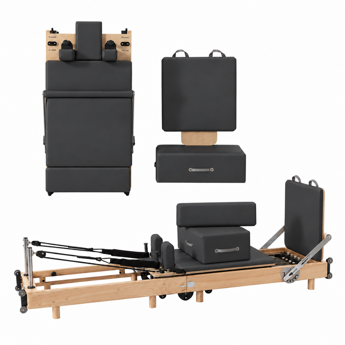 GoodForm™ Wooden Studio Pilates Reformer