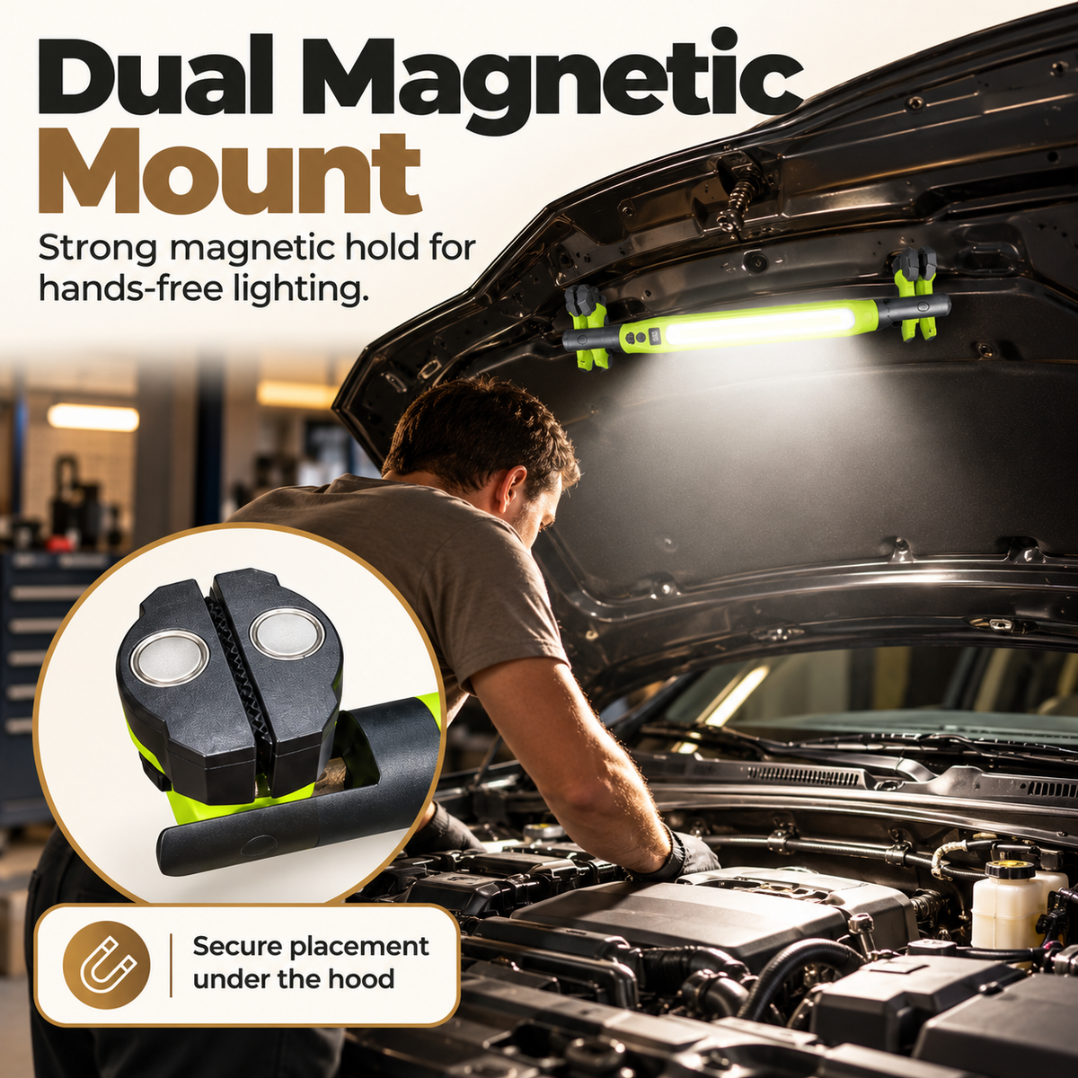 Rechargeable Magnetic Work Light