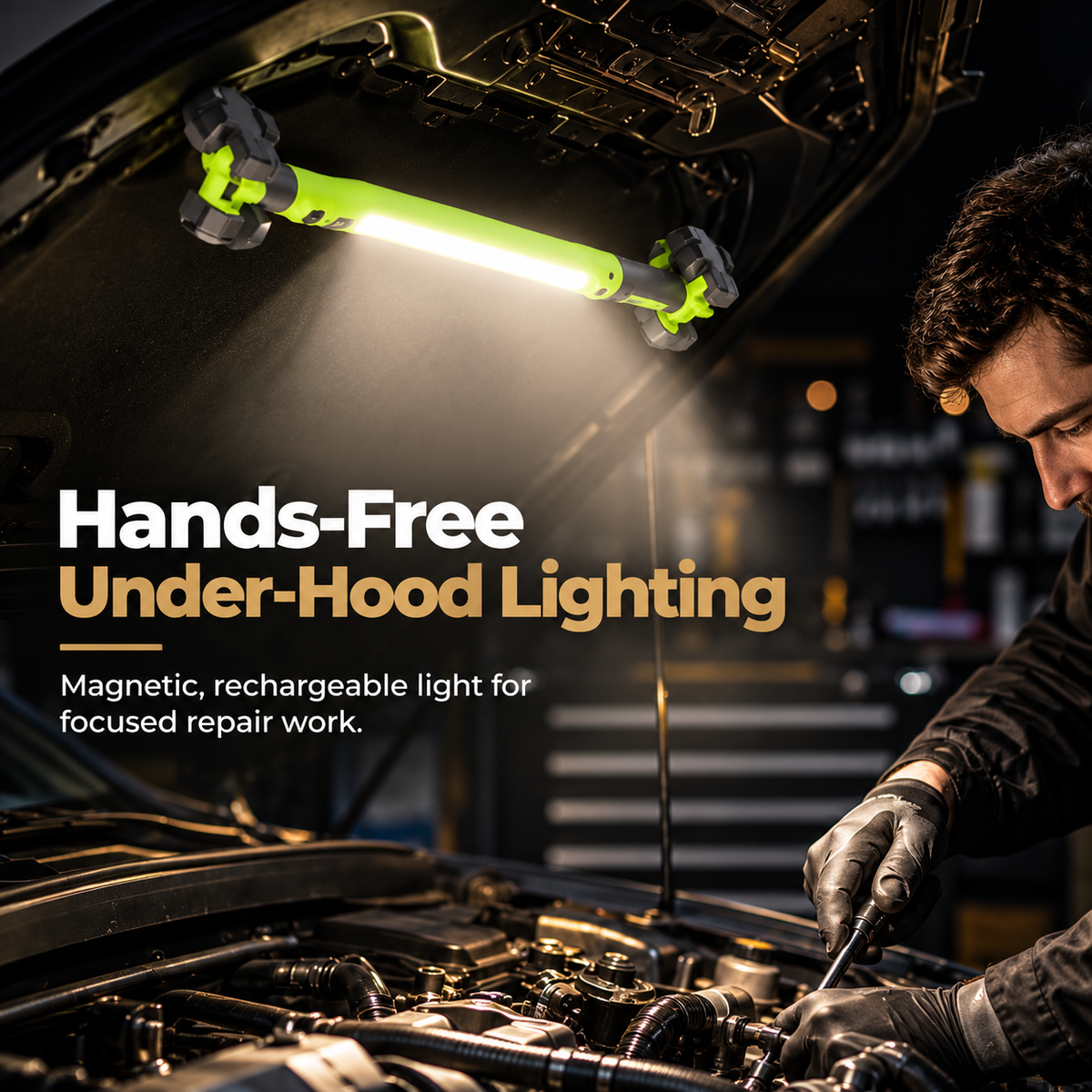 Rechargeable Magnetic Work Light