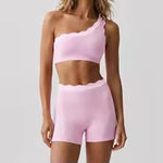 GoodMove™ Scallop One-Shoulder Set