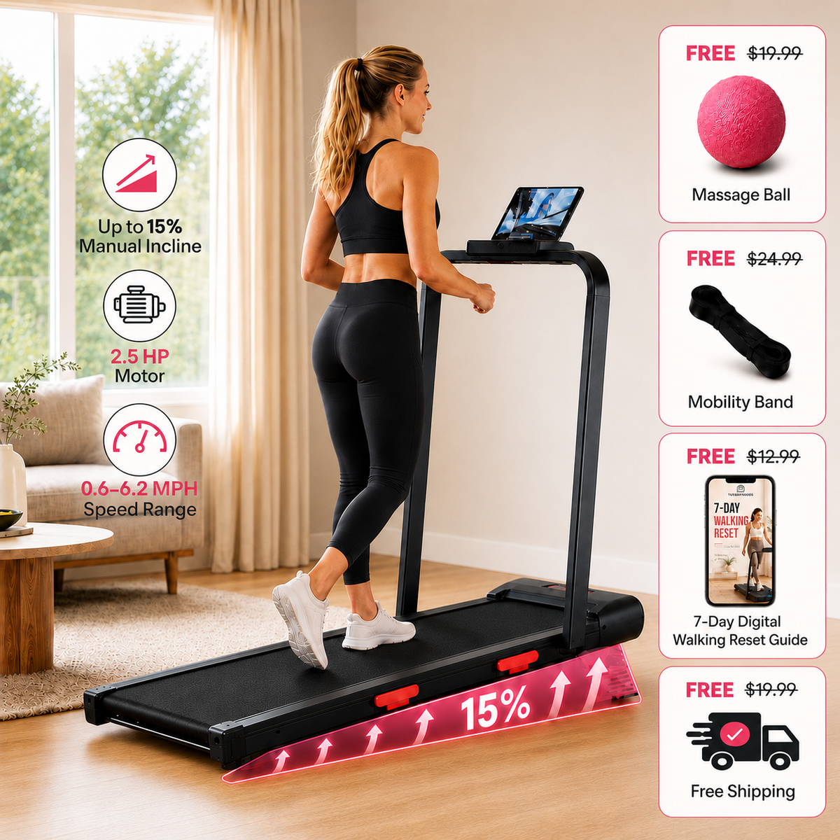 GoodStep™  Incline Walking Pad