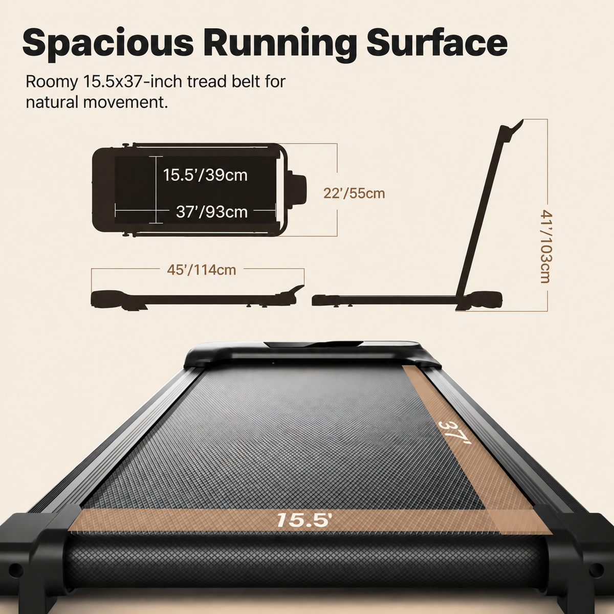 GoodStep™  Incline Walking Pad V3